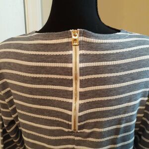 Unbranded Blue/White Knit Dress Size S-M Tags Removed Excellent Condition